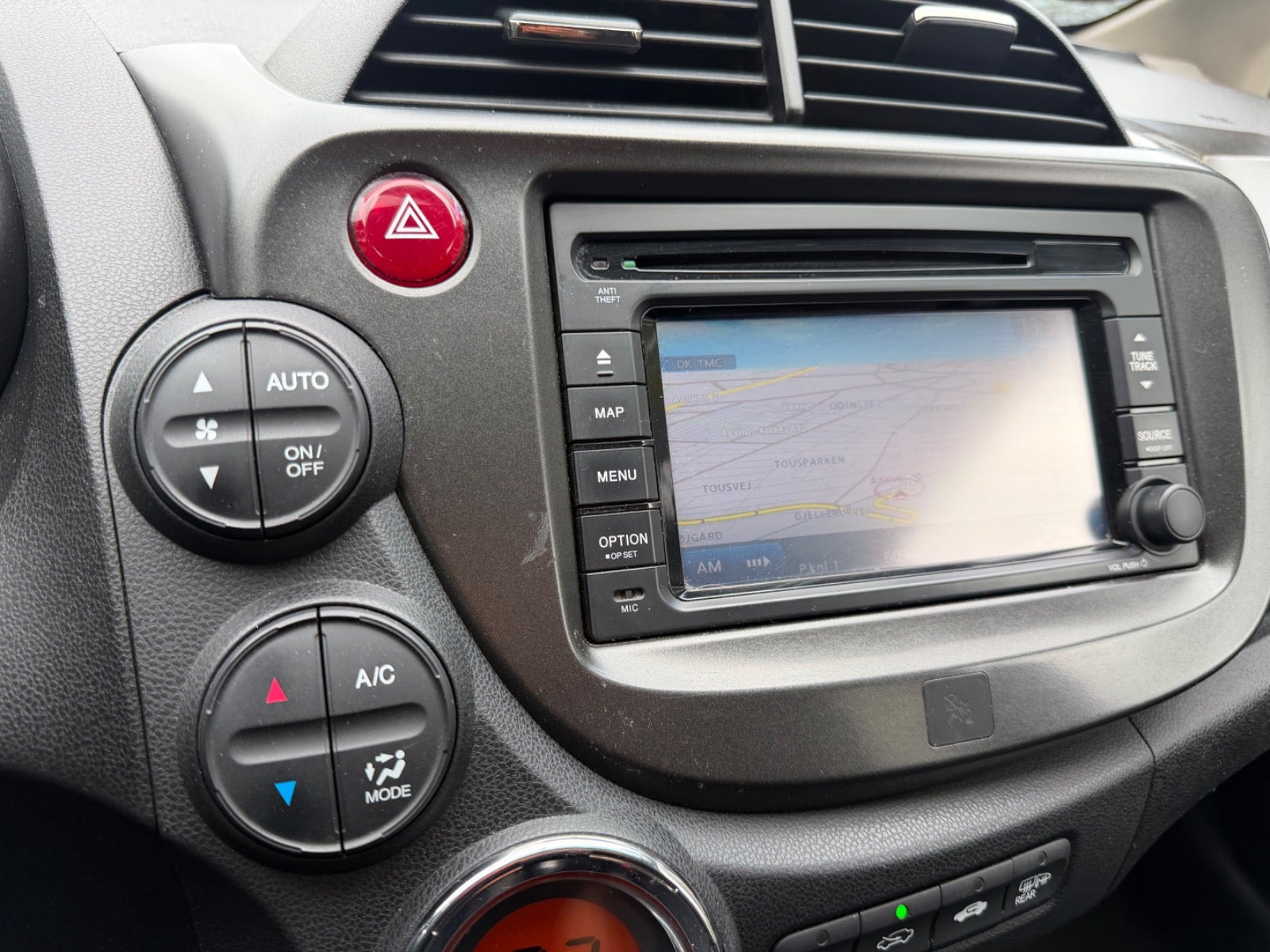 Grøn Honda Jazz fra 2013
