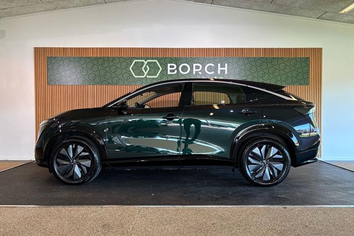 Grøn Nissan Ariya fra 2024