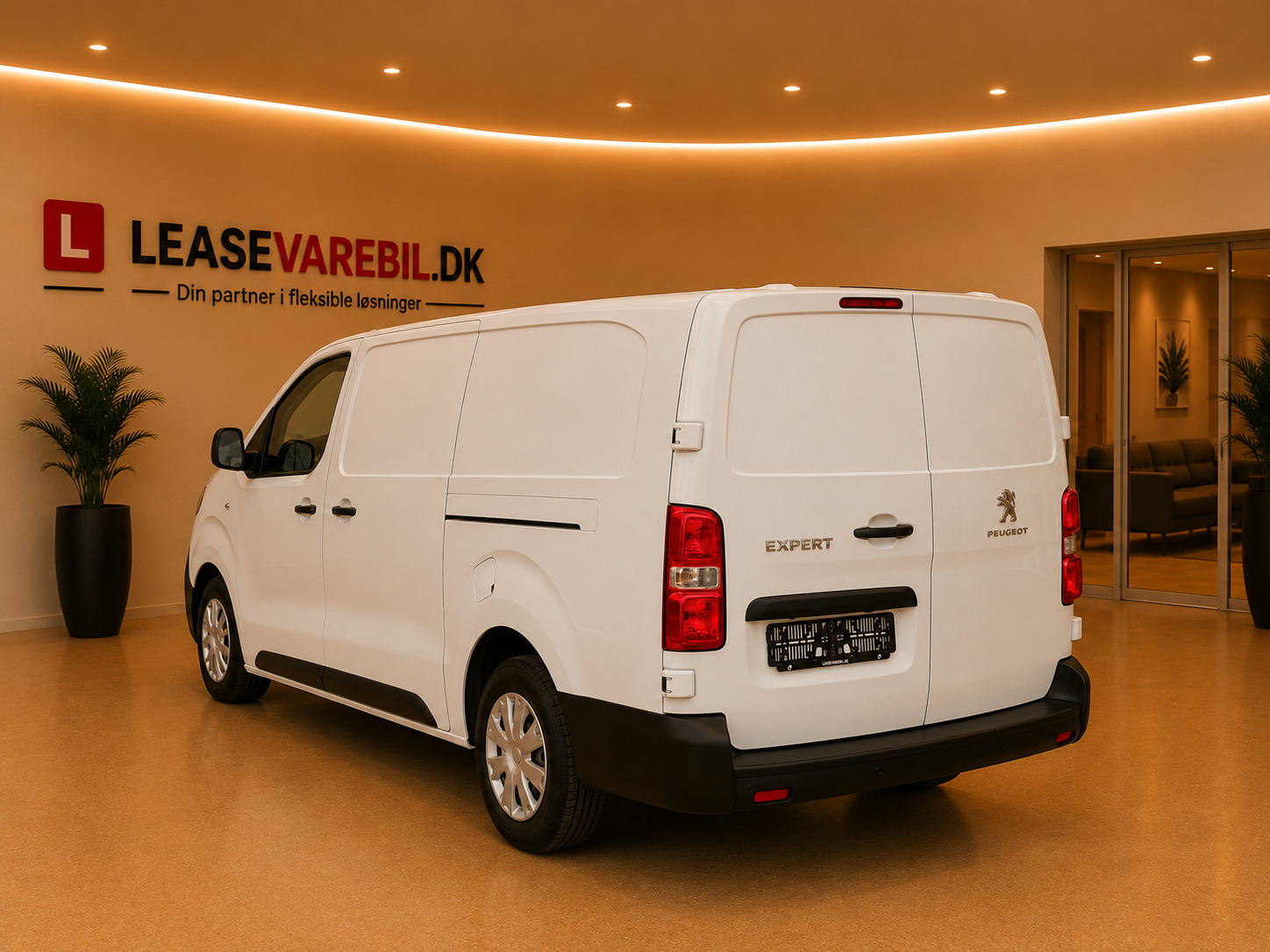 Hvid Peugeot Expert fra 2023
