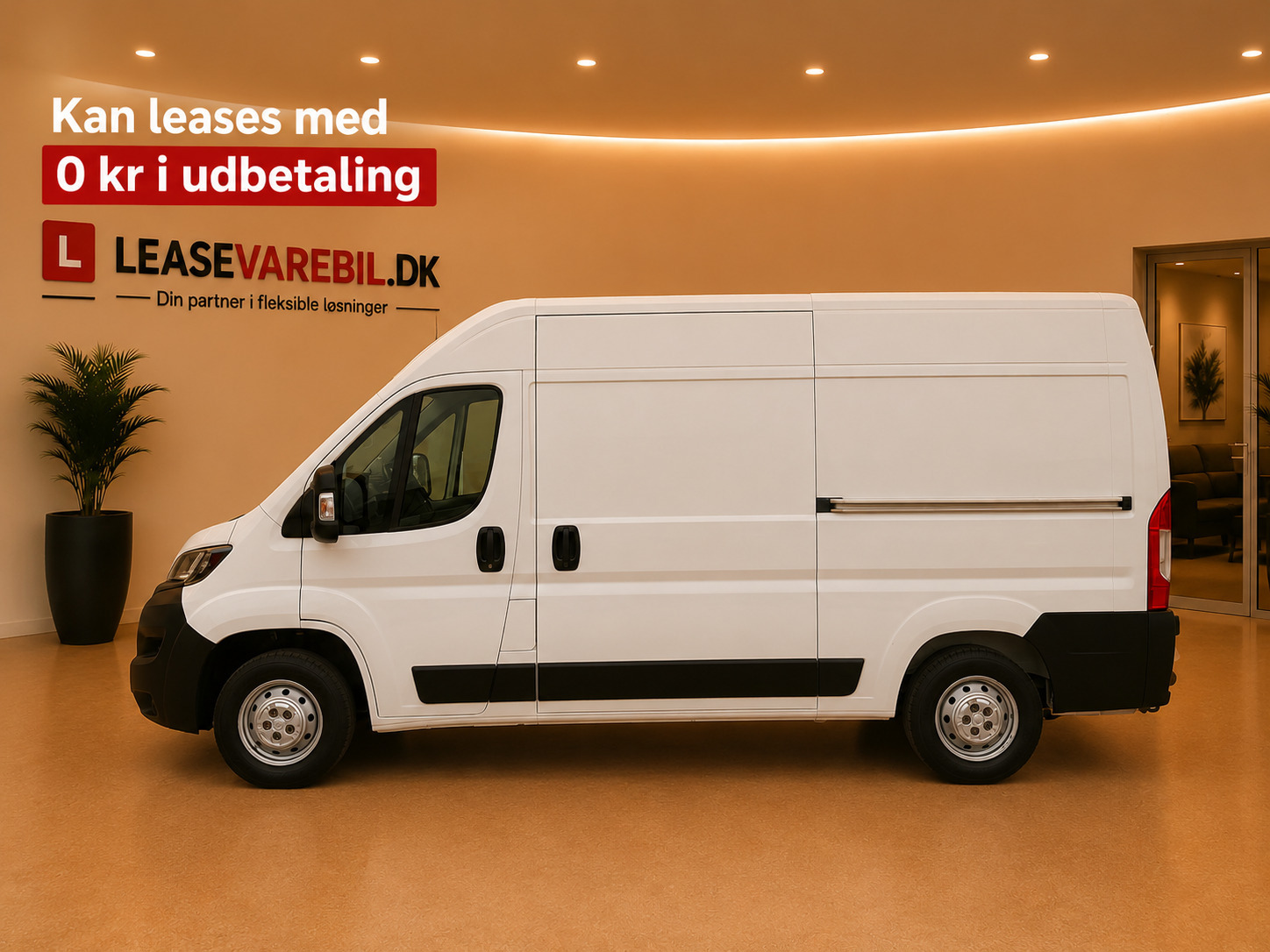 Hvid Peugeot Boxer 333 fra 2020