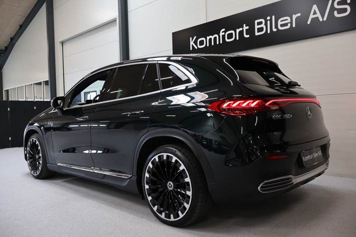 Grøn Mercedes EQE350+ SUV fra 2024