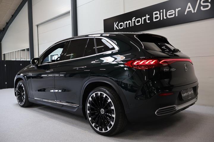 Grøn Mercedes EQE350+ SUV fra 2024