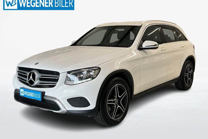 Hvid Mercedes GLC250 fra 2016
