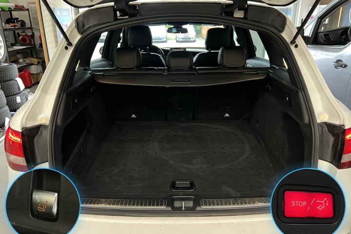 Hvid Mercedes GLC250 fra 2016