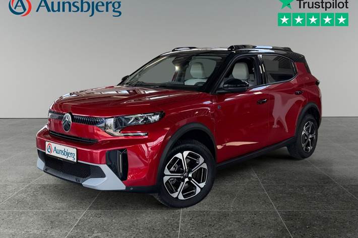 Rød Citroën e-C3 Aircross fra 2025