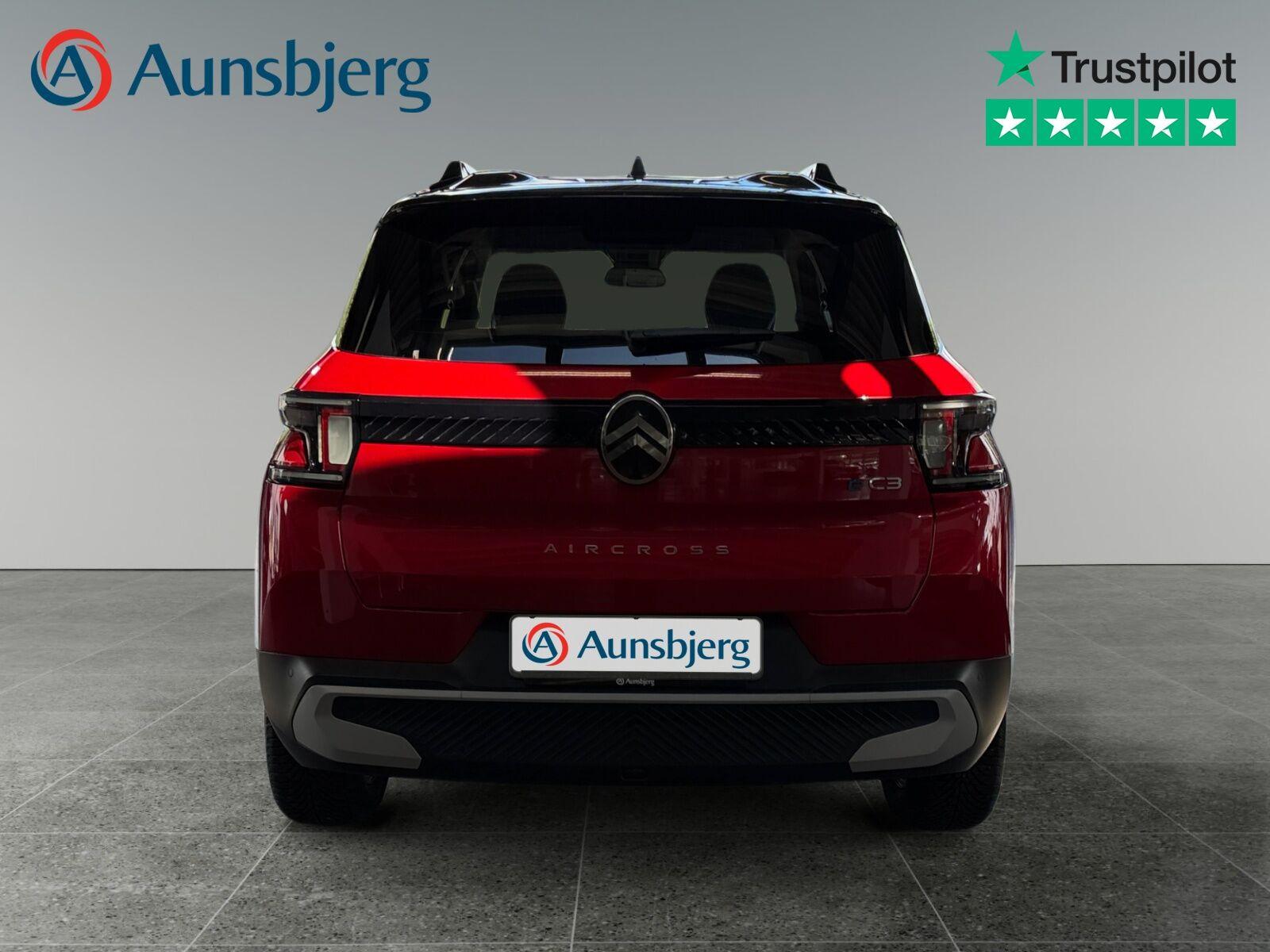 Rød Citroën e-C3 Aircross fra 2025