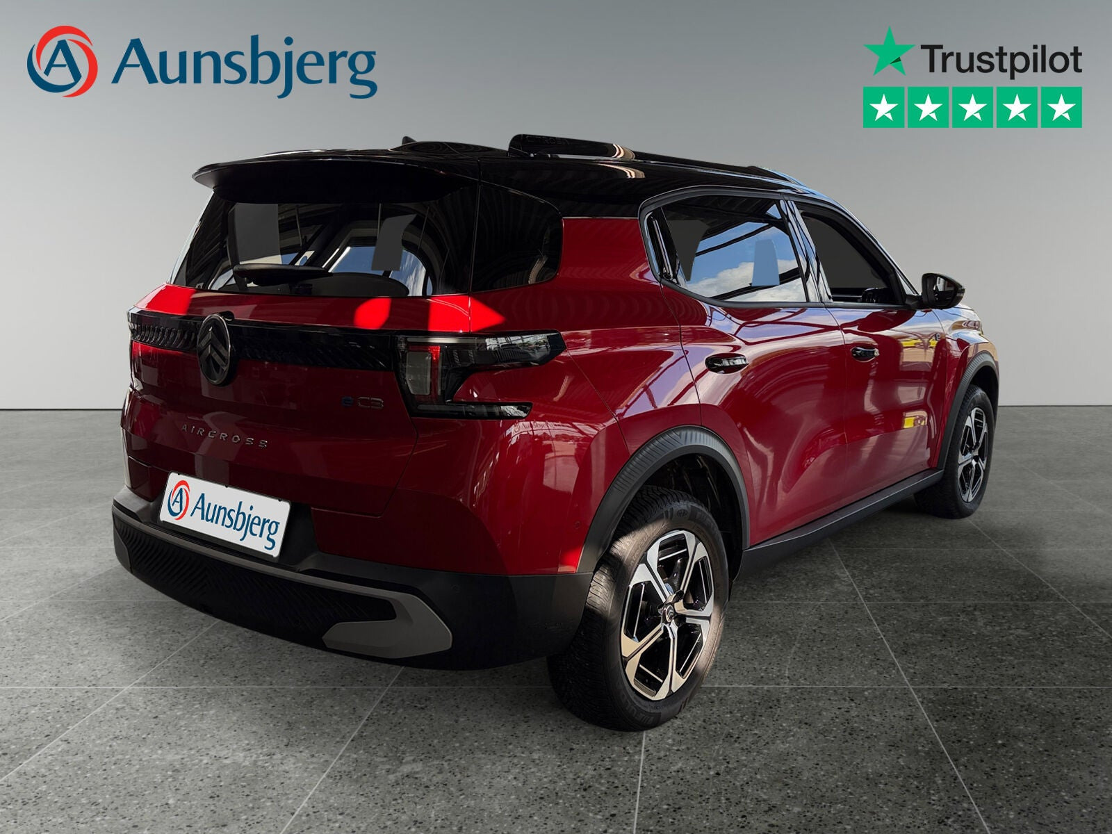 Rød Citroën e-C3 Aircross fra 2025