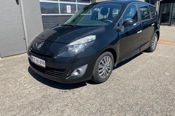 Sort Renault Grand Scenic III fra 2011 set udefra