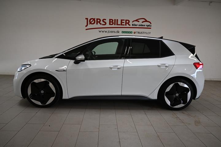 Hvid VW ID.3 fra 2020