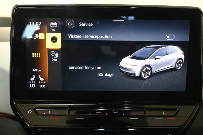 Hvid VW ID.3 fra 2020