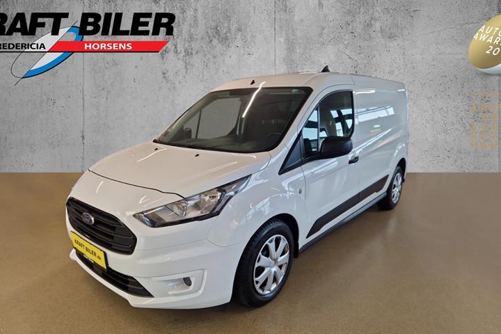 Hvid Ford Transit Connect fra 2021 set udefra