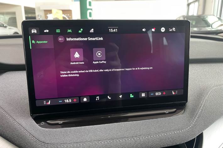 Grå Skoda Enyaq fra 2026