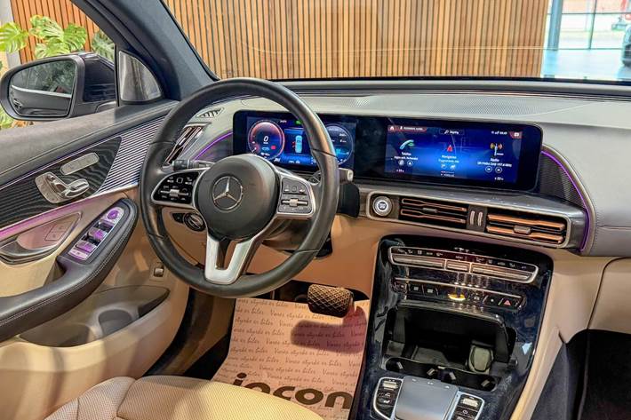 Sort Mercedes EQC400 fra 2021