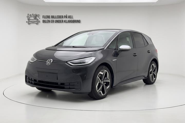 Grå VW ID.3 fra 2021 set udefra