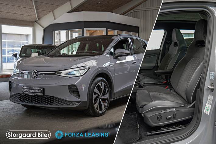Grå VW ID.4 fra 2023