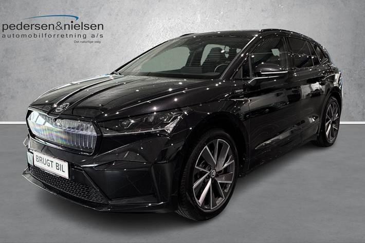 Sort Skoda Enyaq fra 2023