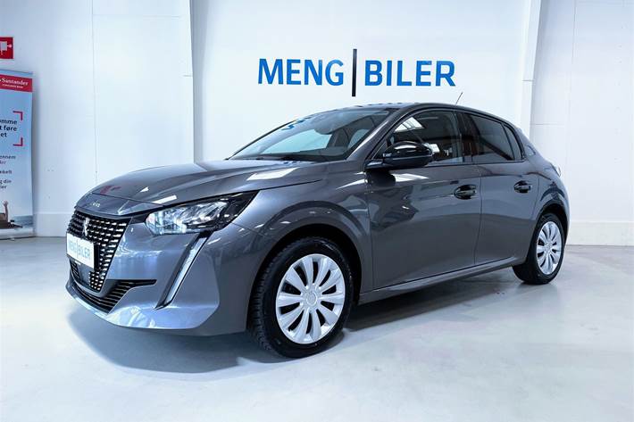 Grå Peugeot 208 fra 2023