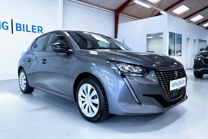 Grå Peugeot 208 fra 2023