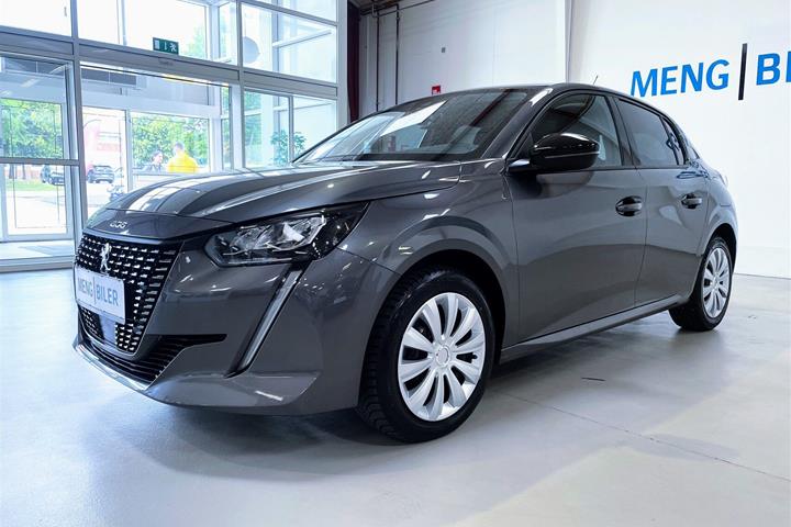 Grå Peugeot 208 fra 2023