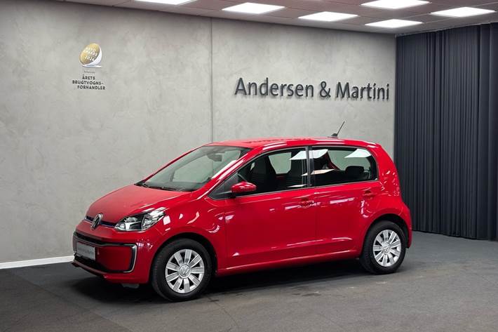 Rød VW e-up fra 2021
