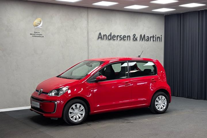 Rød VW e-up fra 2021