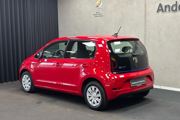Rød VW e-up fra 2021