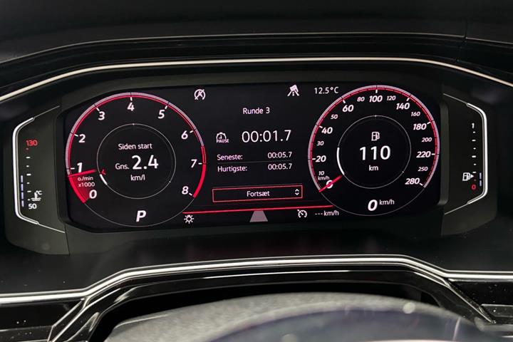Blå VW Polo fra 2018