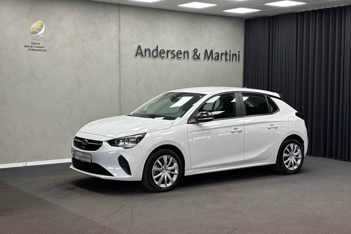 Hvid Opel Corsa-e fra 2025