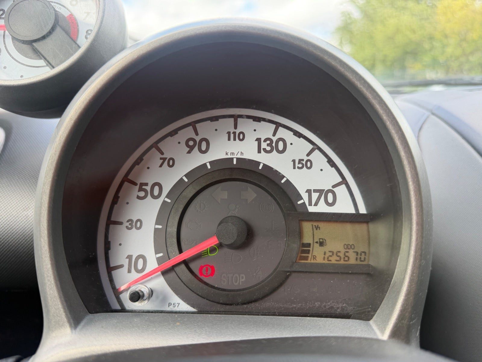 Grøn Peugeot 107 fra 2008