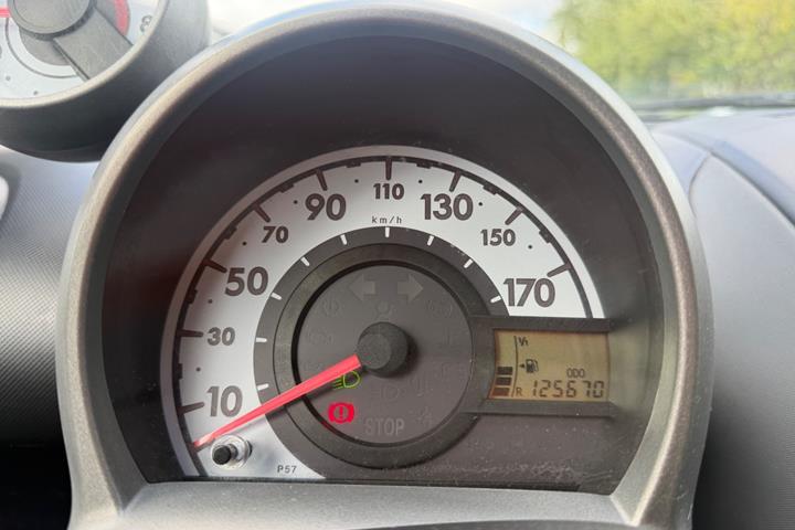 Grøn Peugeot 107 fra 2008