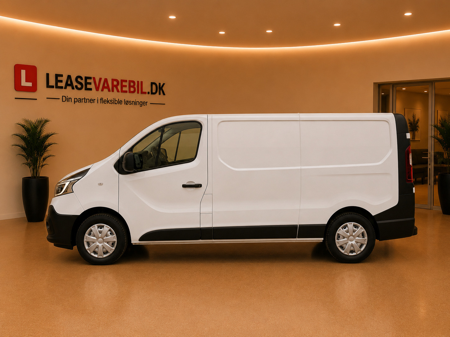 Hvid Renault Trafic T29 fra 2020