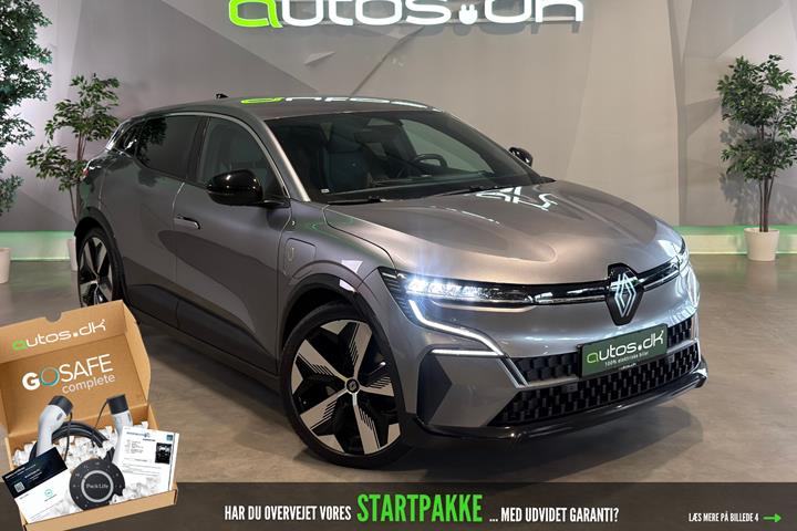 Grå Renault Megane E-Tech fra 2024 set udefra