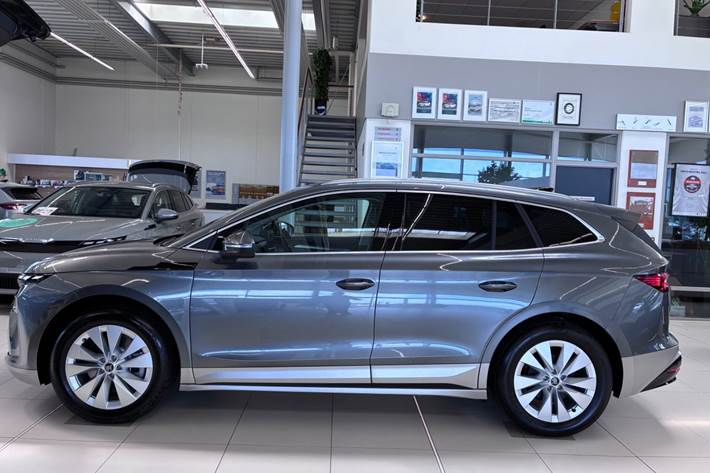 Grå Skoda Enyaq fra 2027