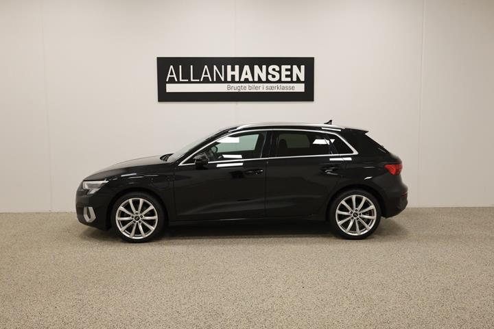 Sort Audi A3 fra 2020