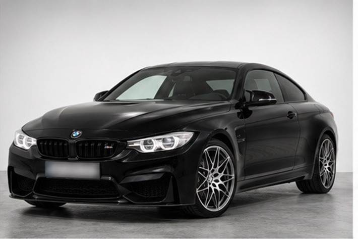 Sort BMW M4 fra 2019