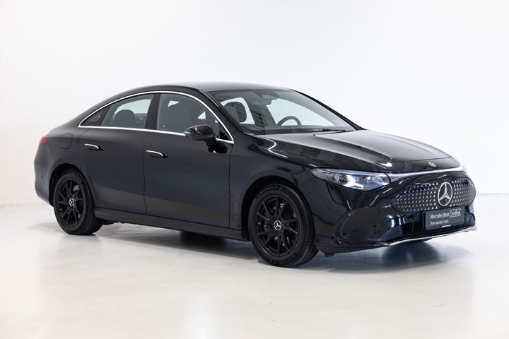 Sort Mercedes CLA250+ fra 2025