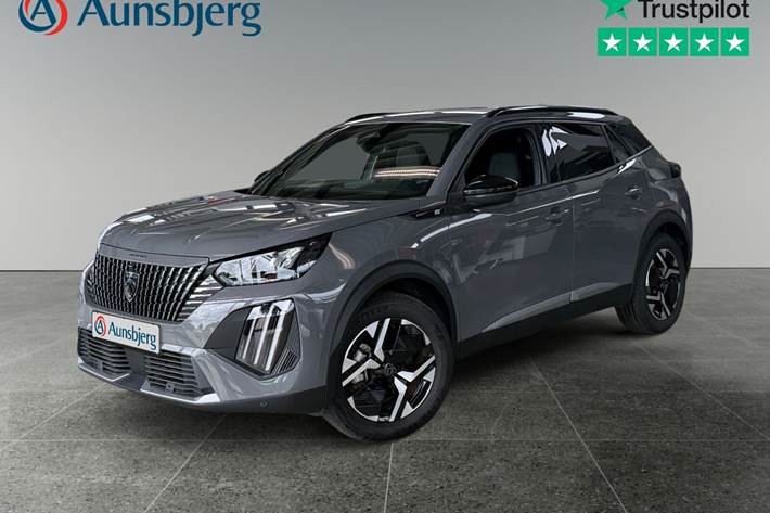 Grå Peugeot e-2008 fra 2025