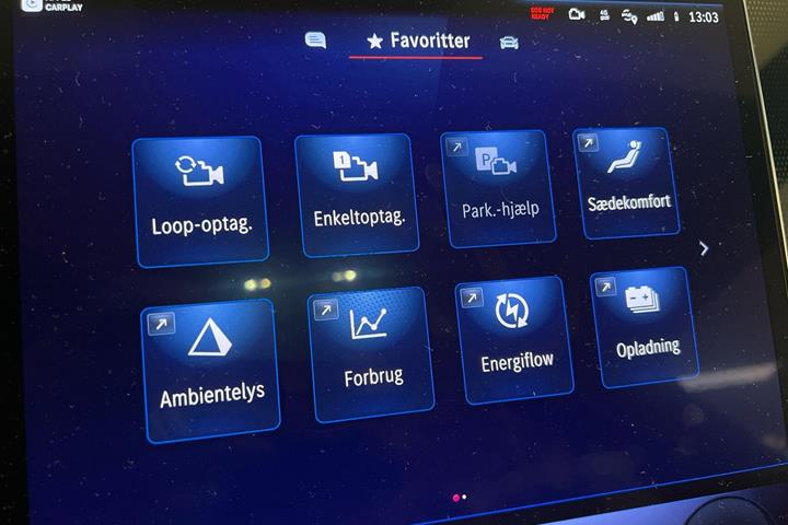 Sort Mercedes EQE 350 fra 2022
