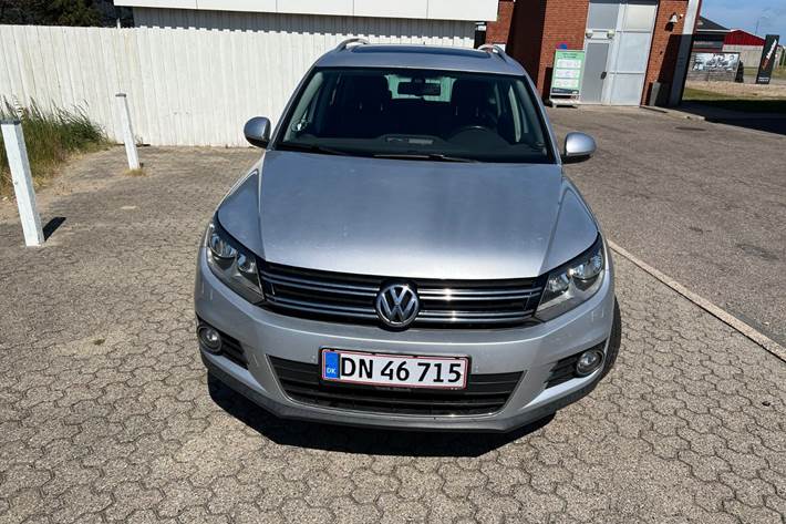 Sølv VW Tiguan fra 2013
