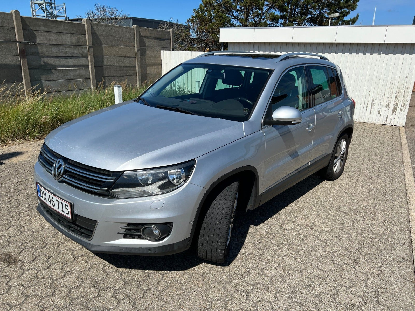 Sølv VW Tiguan fra 2013