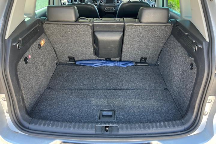 Sølv VW Tiguan fra 2013