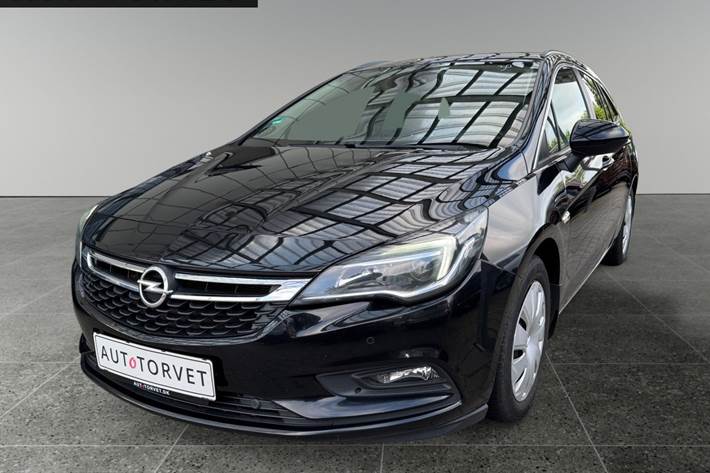 Sort Opel Astra fra 2017