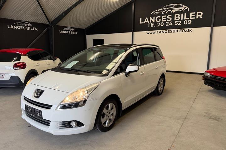 Hvid Peugeot 5008 fra 2012