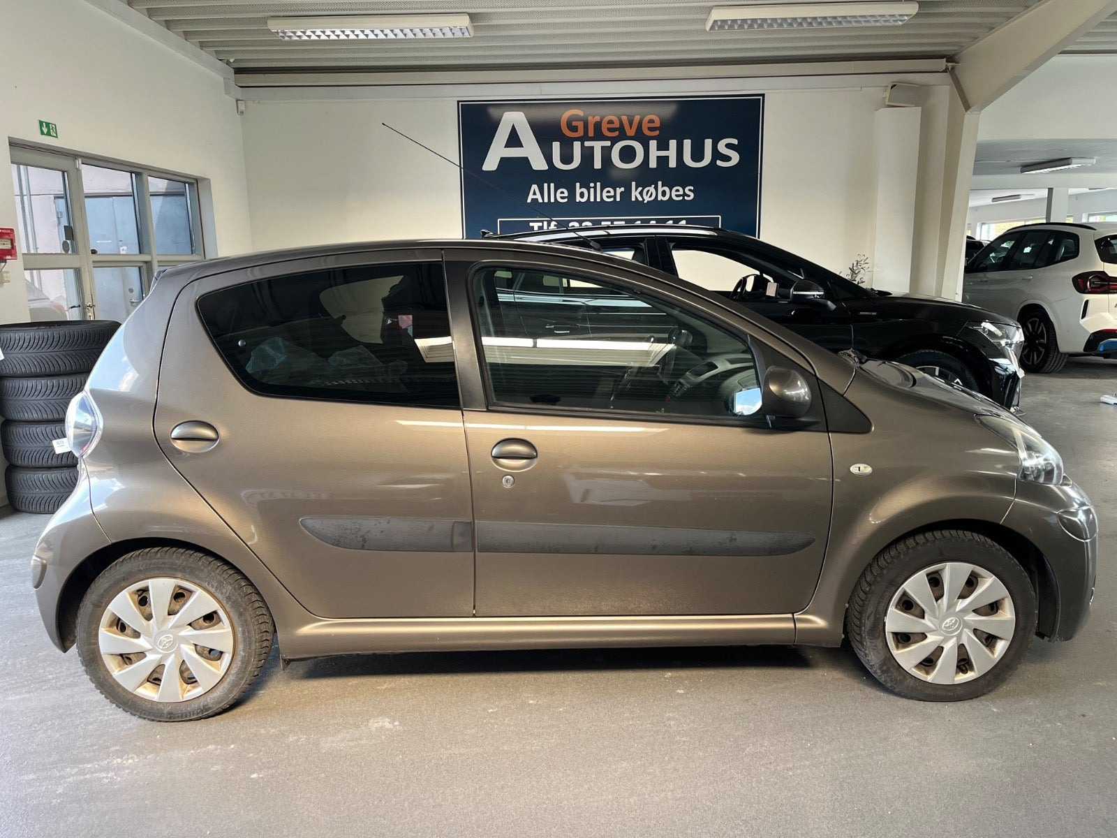 Bronze Toyota Aygo fra 2012