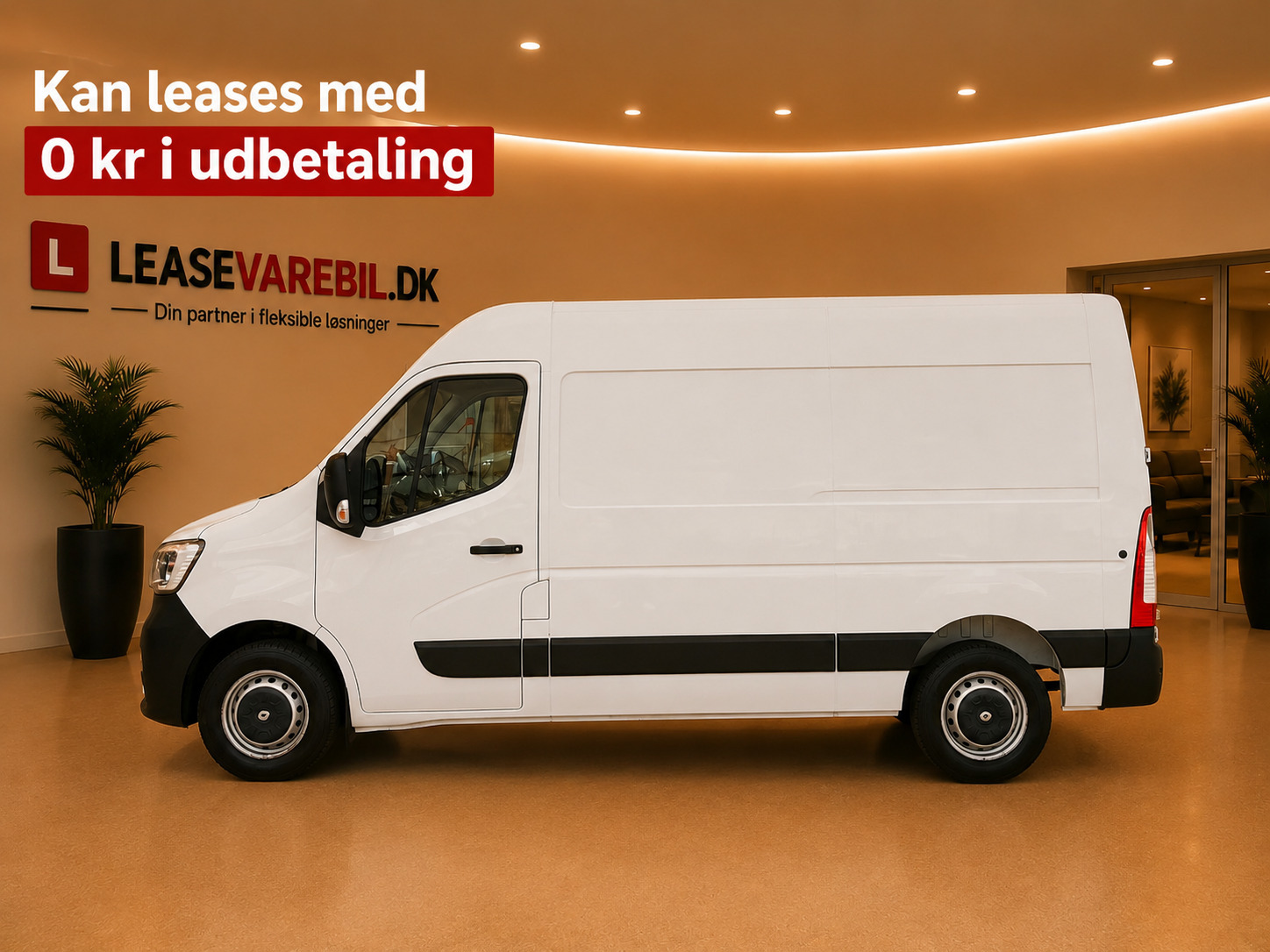 Hvid Renault Master IV T33 fra 2021