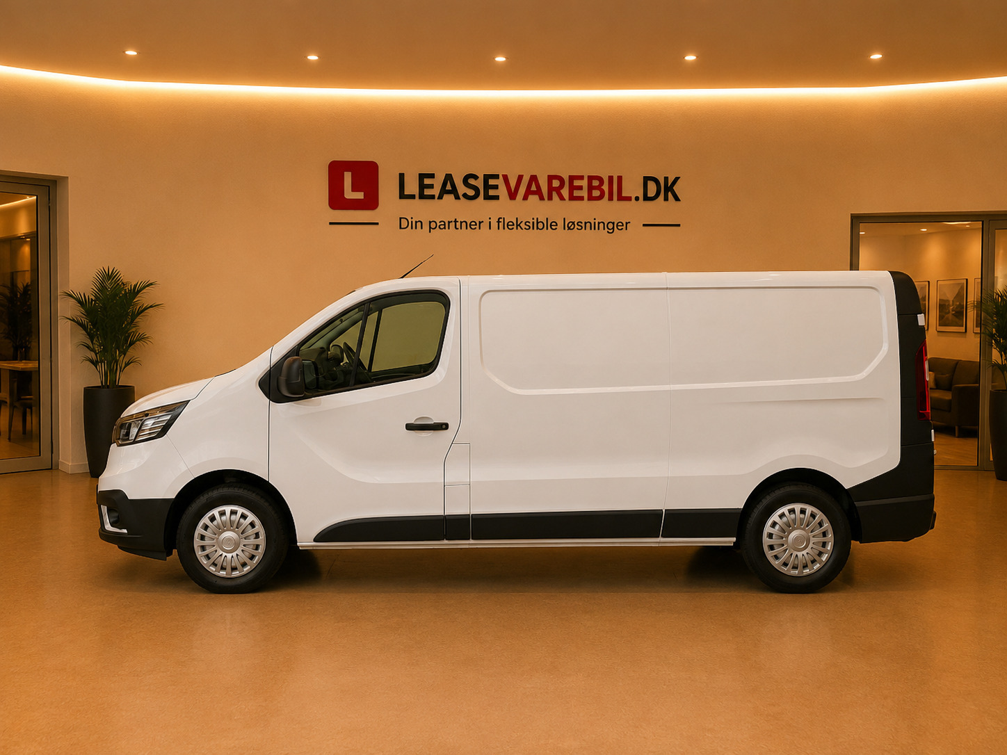 Hvid Renault Trafic fra 2022