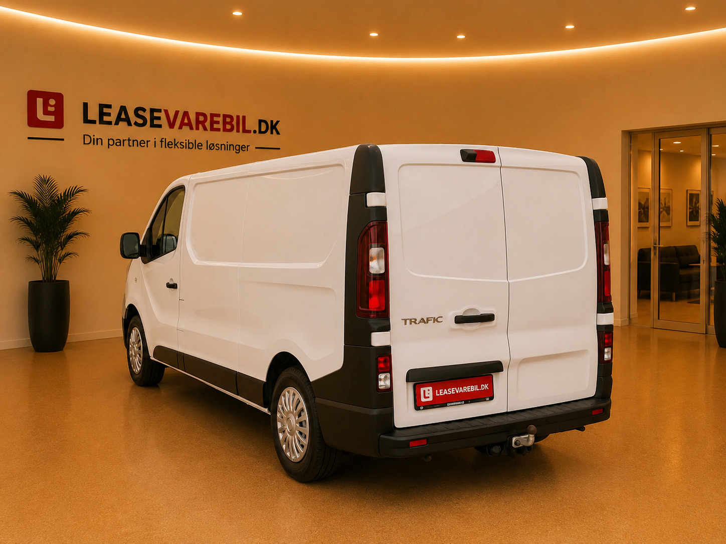 Hvid Renault Trafic fra 2022