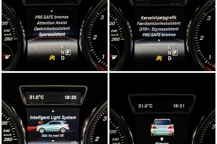 Grå Mercedes GLE350 d fra 2015