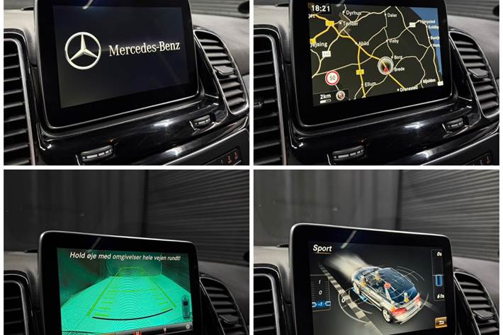 Grå Mercedes GLE350 d fra 2015