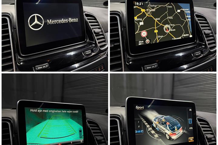 Grå Mercedes GLE350 d fra 2015